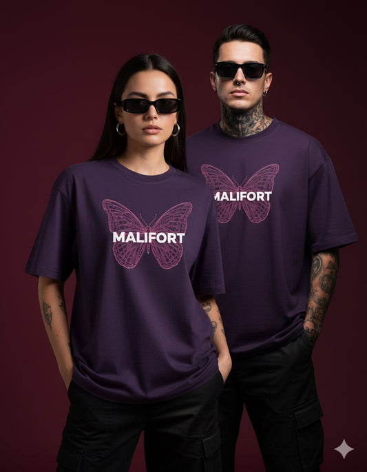 Life of Butterfly Oversized Tee