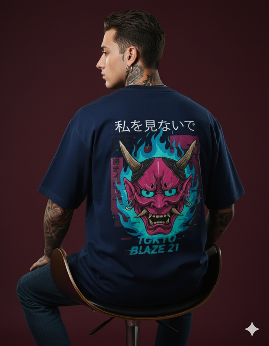 Tokyo Demon - Unisex Oversized Classic T-Shirt