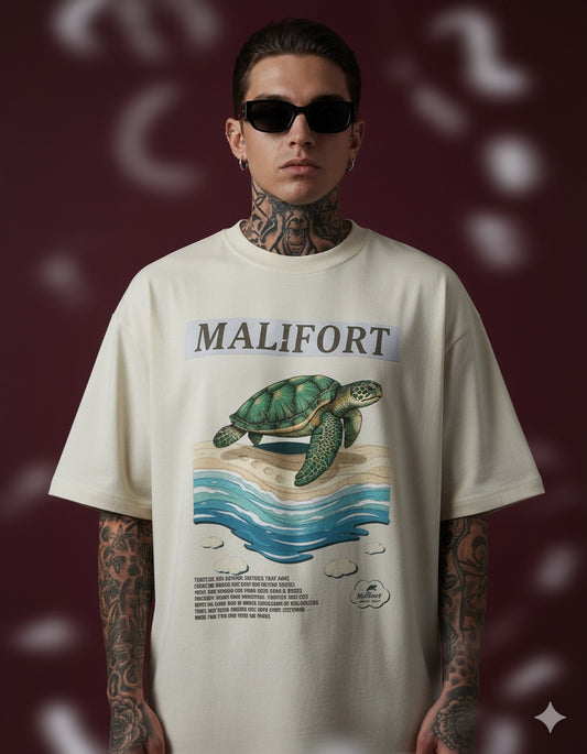 Step up Turtle Oversized Tee