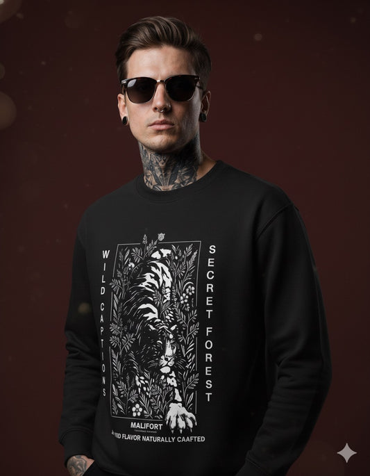 Tiger On Hunt Sweatshirt
