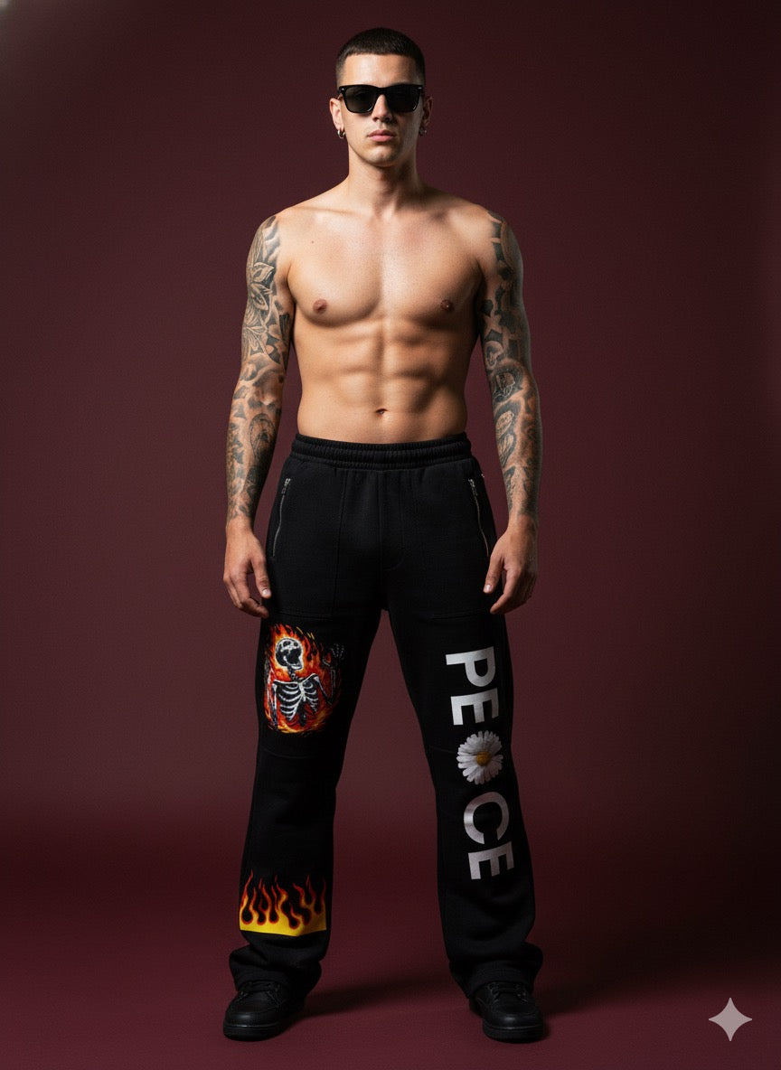 Fire Peace Sweatpant ￼