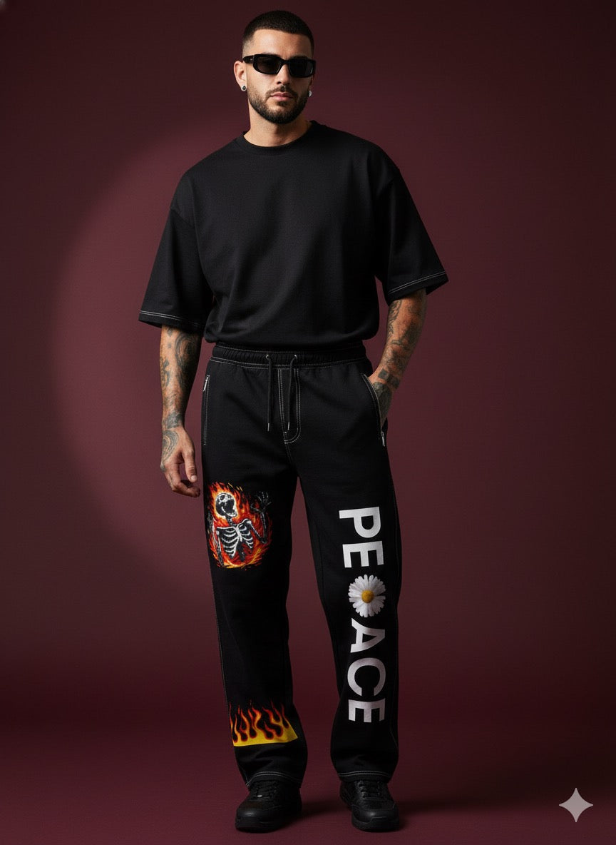 Fire Peace Sweatpant ￼