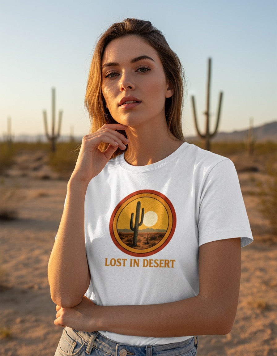 Lost in Desert  - Classic Crew T-Shirt