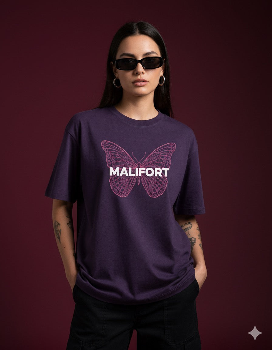 Life of Butterfly Oversized Tee