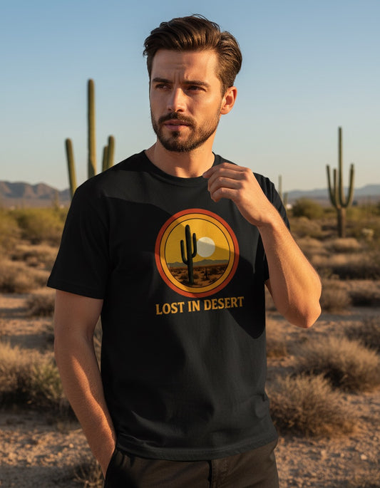 Lost in Desert  - Classic Crew T-Shirt