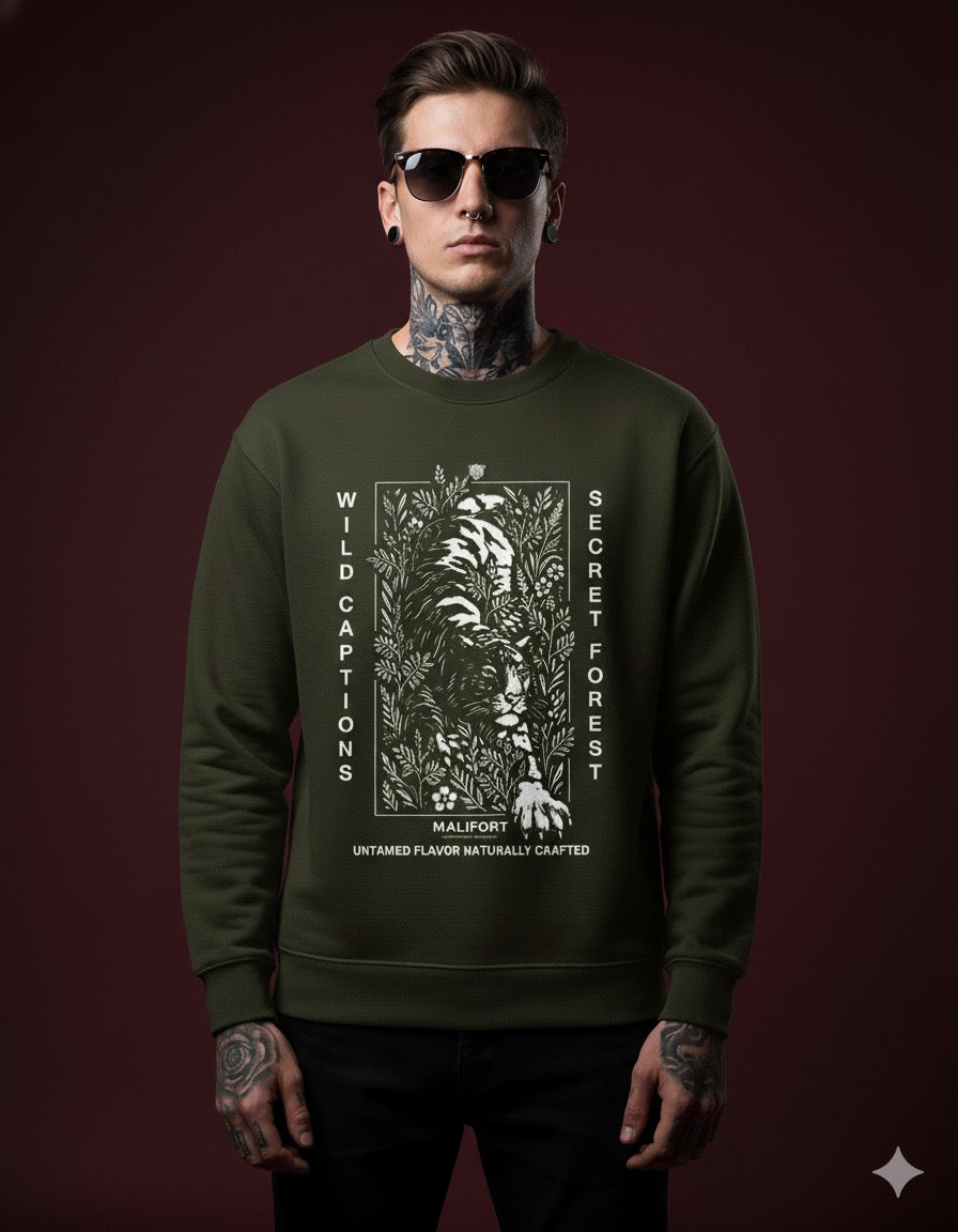 Tiger On Hunt Sweatshirt