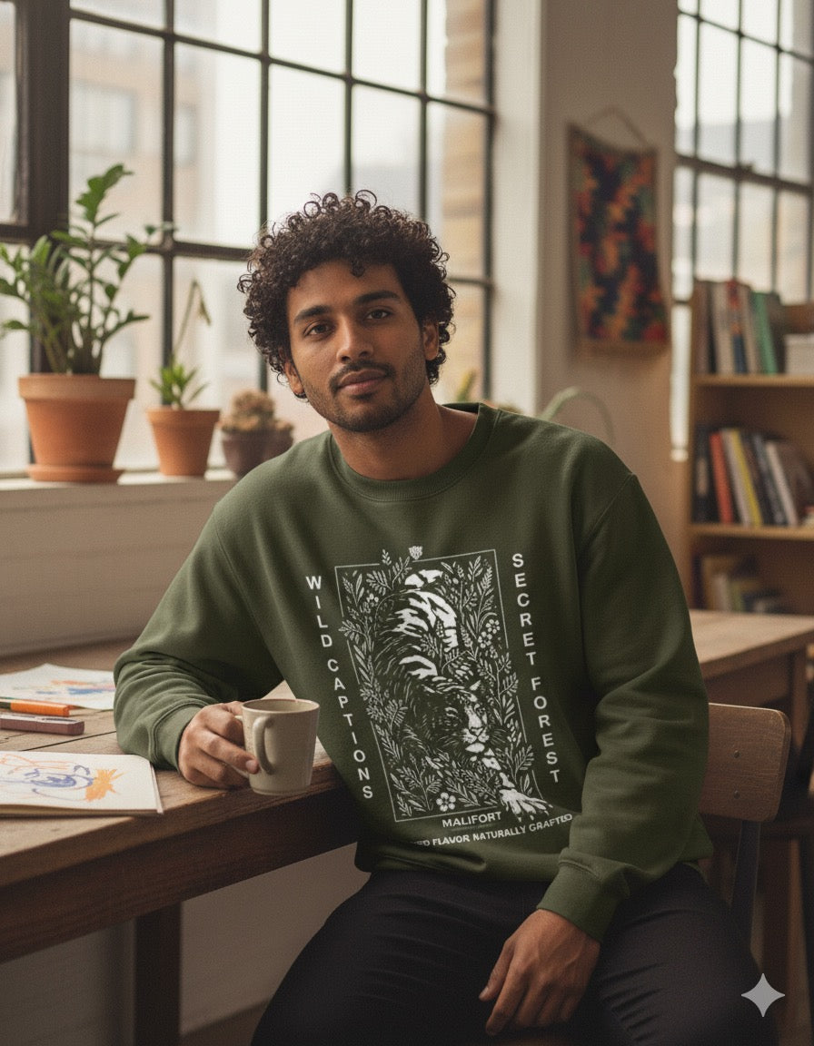 Tiger On Hunt Sweatshirt