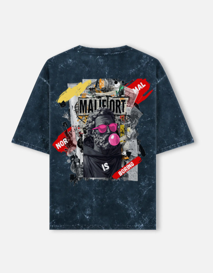 Unisex Acid Washed Oversized Tee