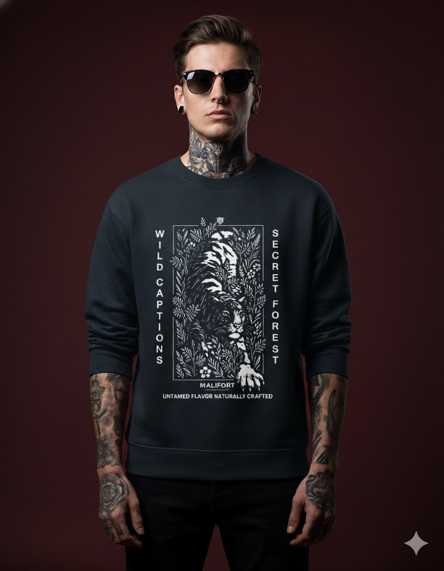 Tiger On Hunt Sweatshirt