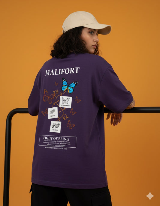 Life of Butterfly Oversized Tee