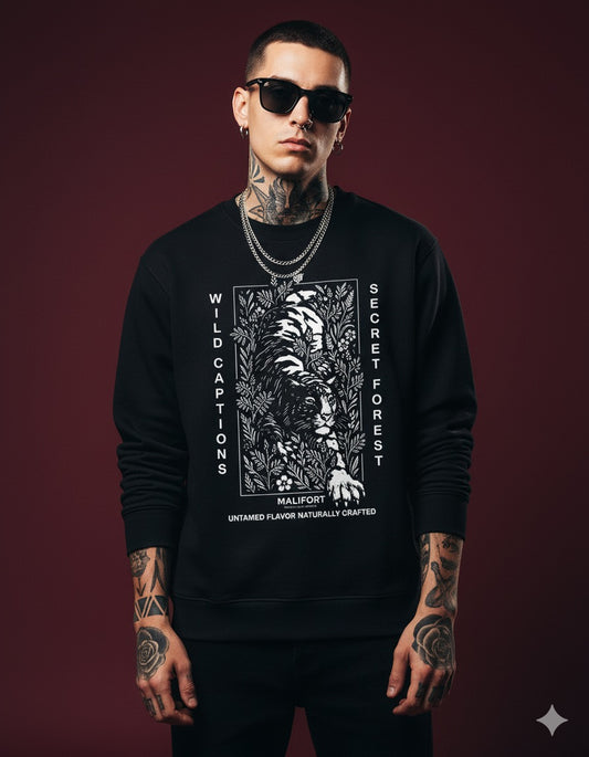 Tiger On Hunt Sweatshirt