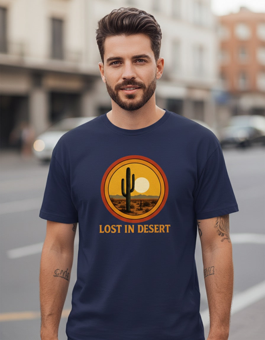 Lost in Desert  - Classic Crew T-Shirt