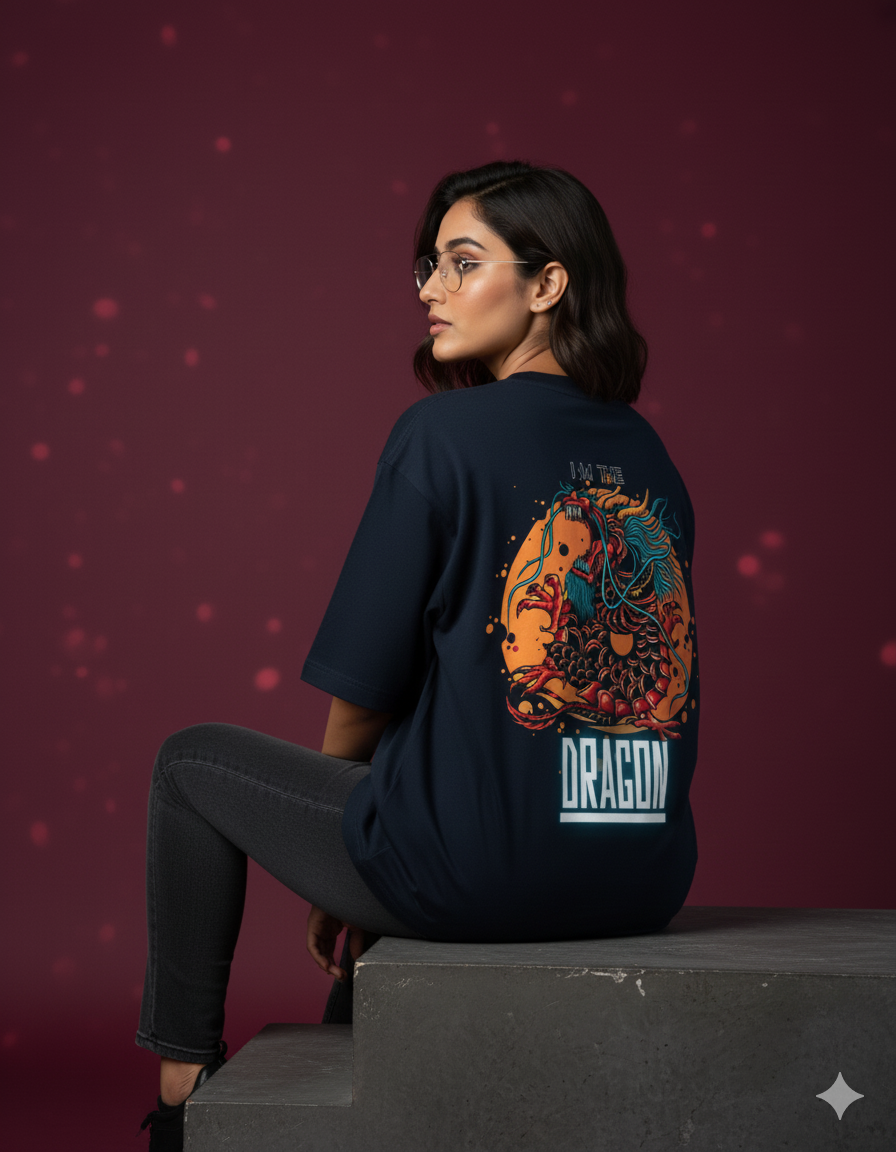 Dragon - Unisex Oversized Classic T-Shirt