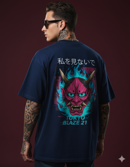 Tokyo Demon - Unisex Oversized Classic T-Shirt