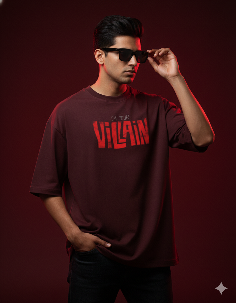 Villain Death Oversized Tee