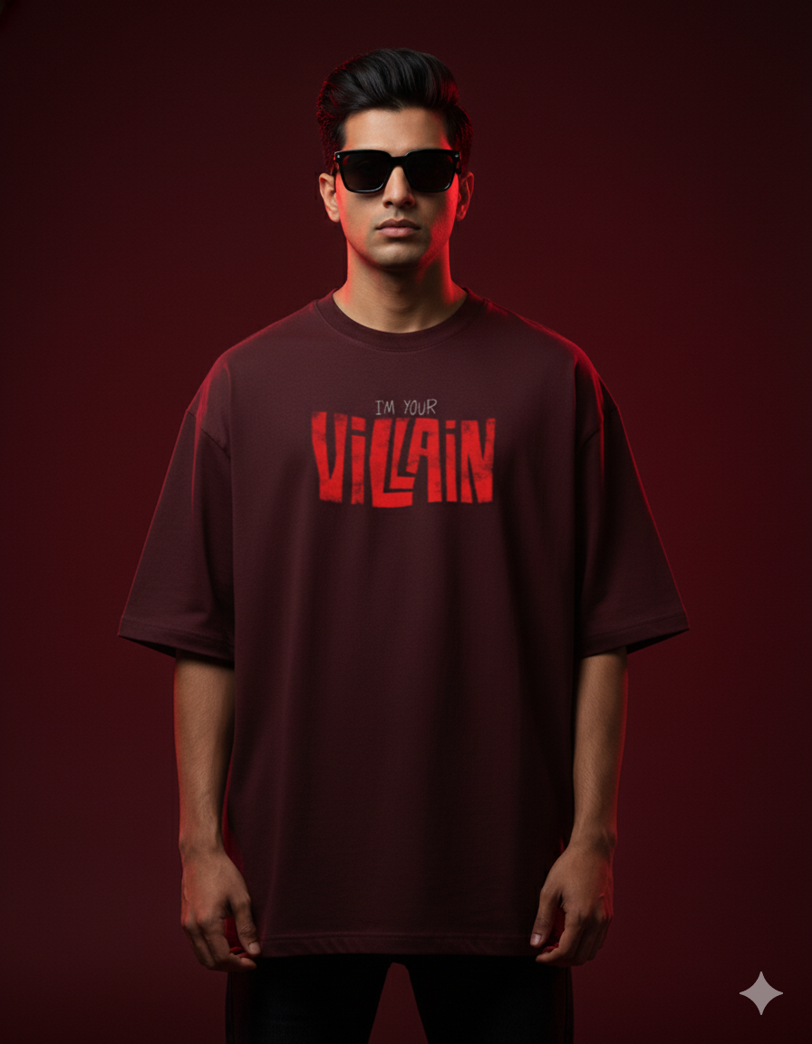 Villain Death Oversized Tee