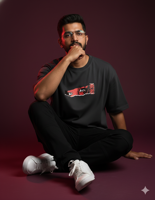 BORING LOOK - PRINTED Unisex Oversized Classic T-Shirt