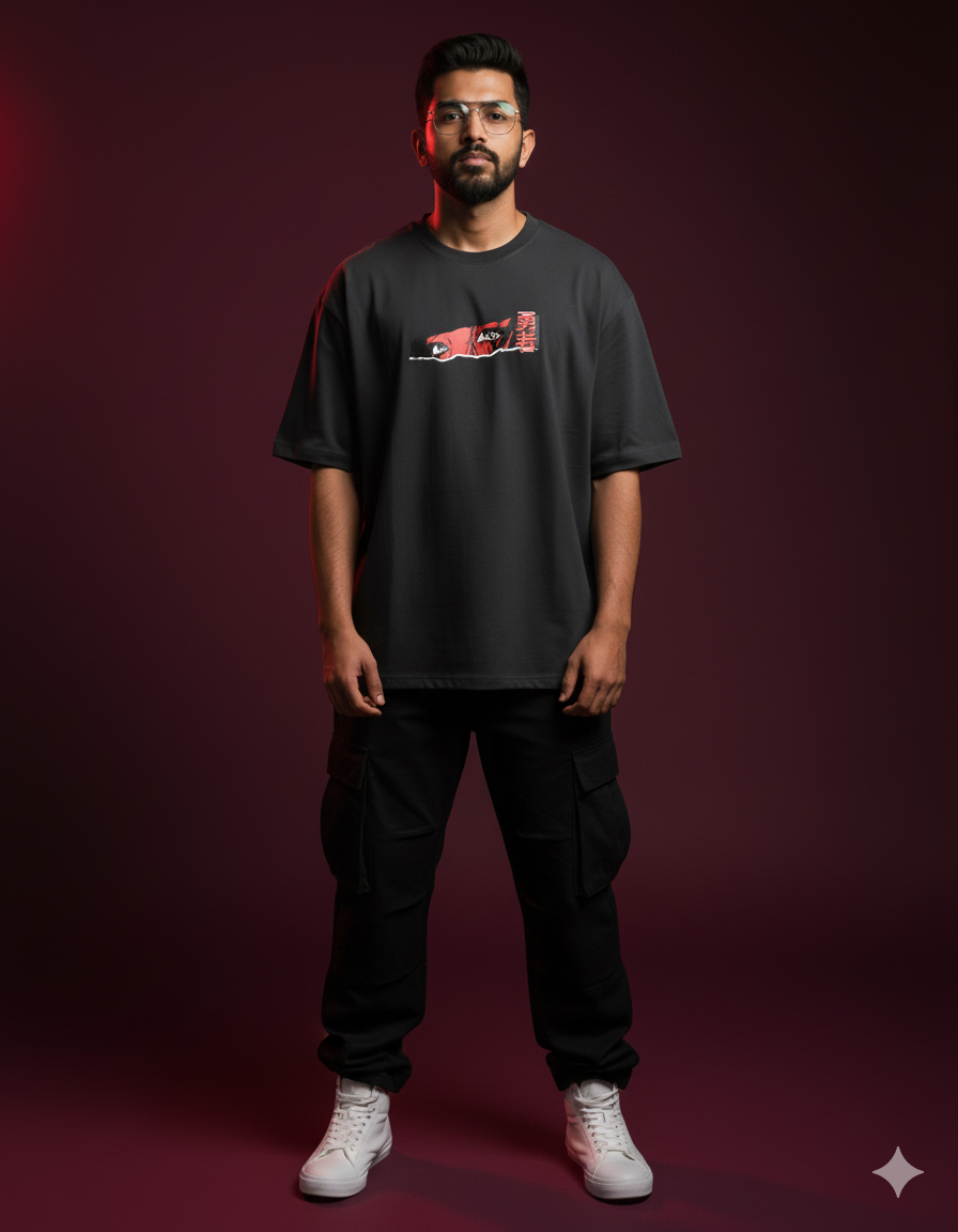 BORING LOOK - PRINTED Unisex Oversized Classic T-Shirt