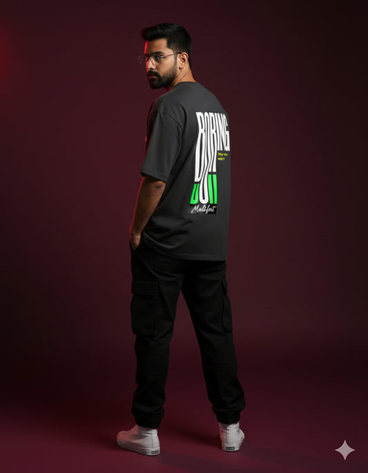 BORING LOOK - PRINTED Unisex Oversized Classic T-Shirt