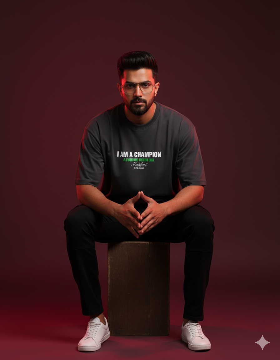 GAME ON - MEN Oversized Classic GRAPHIC PRINTED T-Shirt