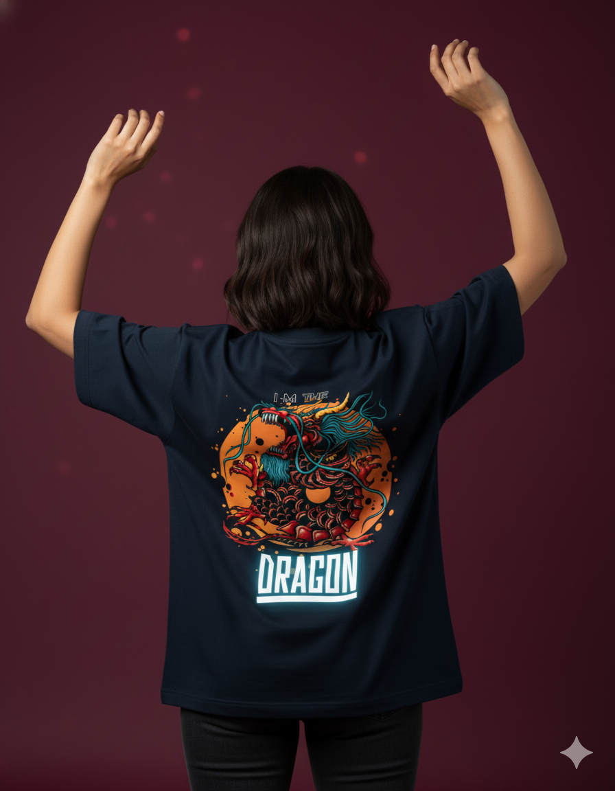 Dragon - Unisex Oversized Classic T-Shirt