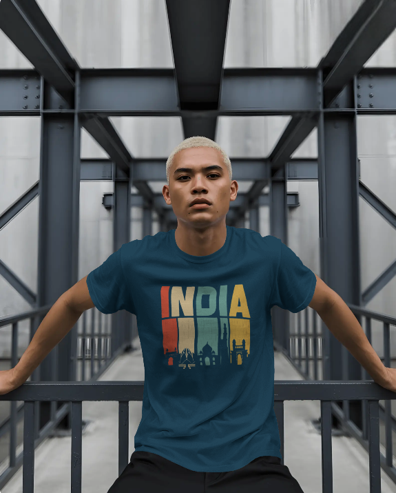 Retro India - Unisex Classic Crew T-Shirt
