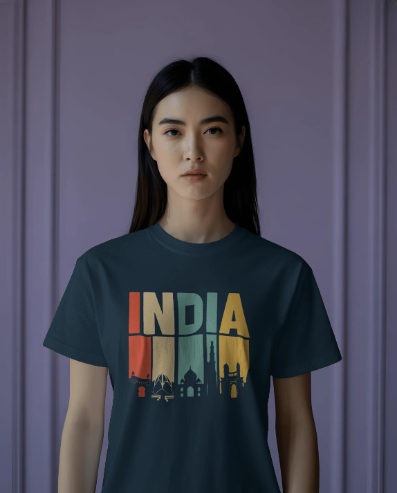 Retro India - Unisex Classic Crew T-Shirt