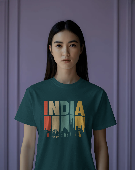 Retro India - Unisex Classic Crew T-Shirt