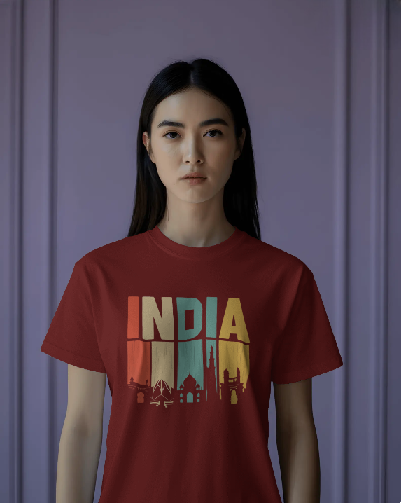 Retro India - Unisex Classic Crew T-Shirt