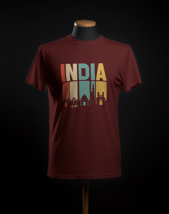 Retro India - Unisex Classic Crew T-Shirt