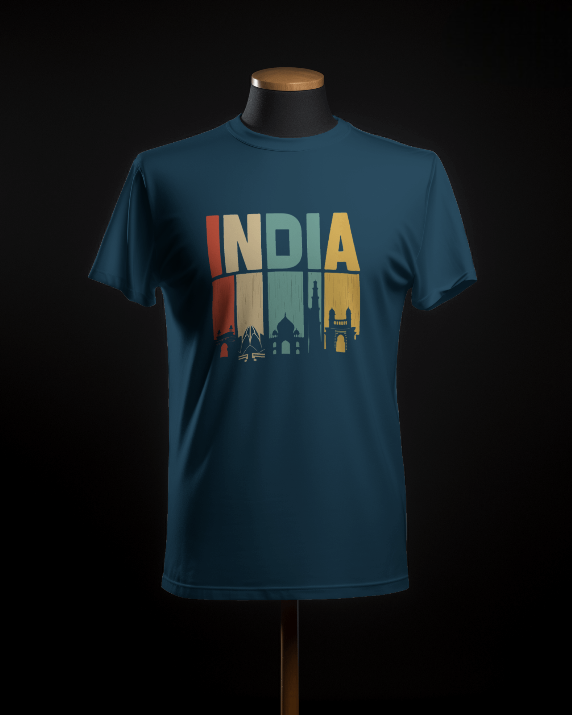Retro India - Unisex Classic Crew T-Shirt