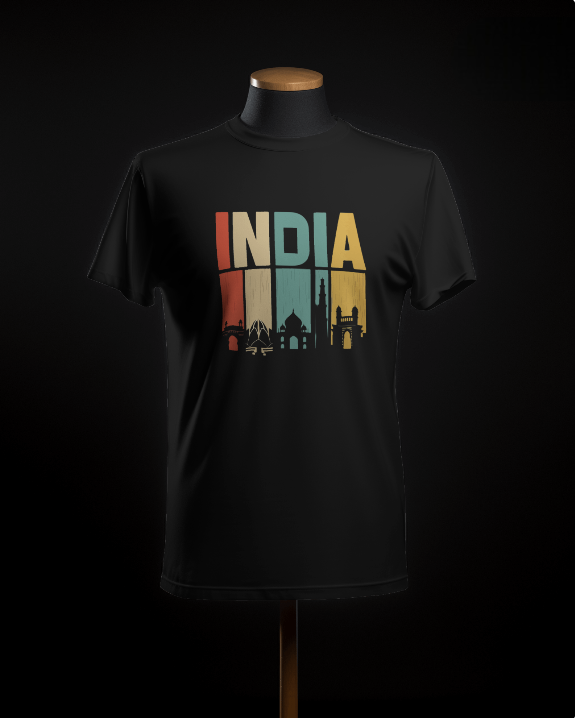 Retro India - Unisex Classic Crew T-Shirt