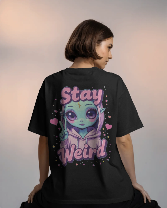 Stay weird - Women Oversized Classic T-Shirt