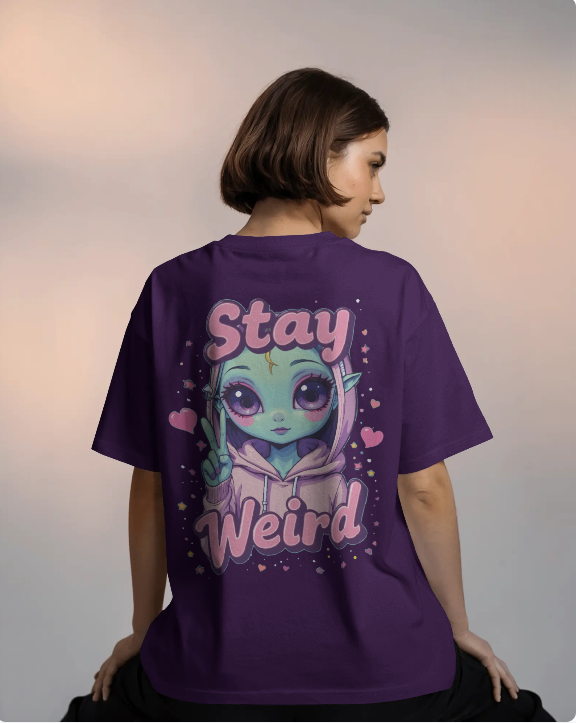Stay weird - Women Oversized Classic T-Shirt